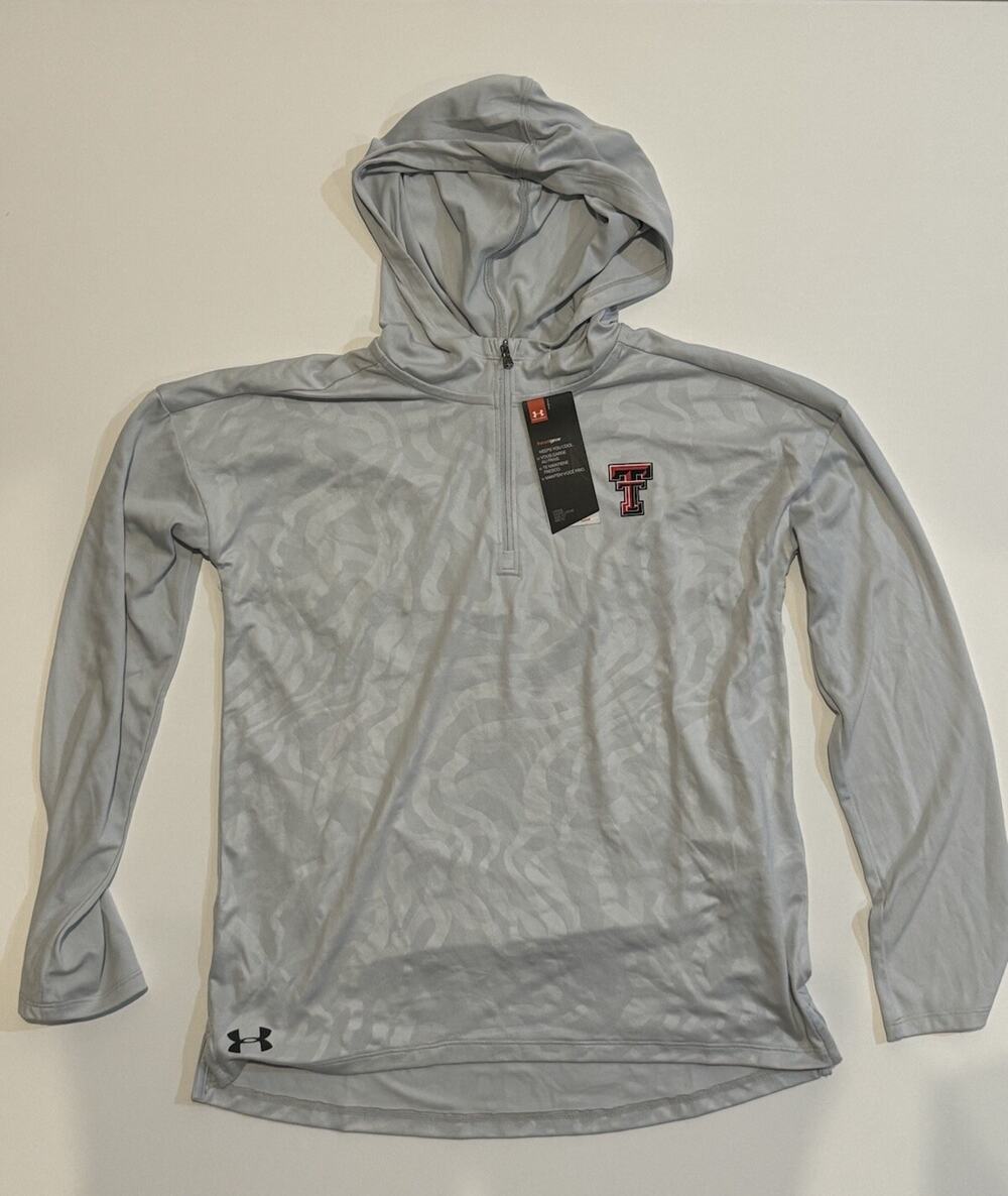 Under Armour Texas Tech Team Issued Women's Heat Gear 1/4 Zip Jacket - S